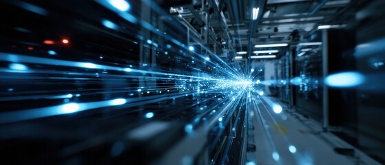 [Translate to Englisch:] Futuristische Datendarstellung