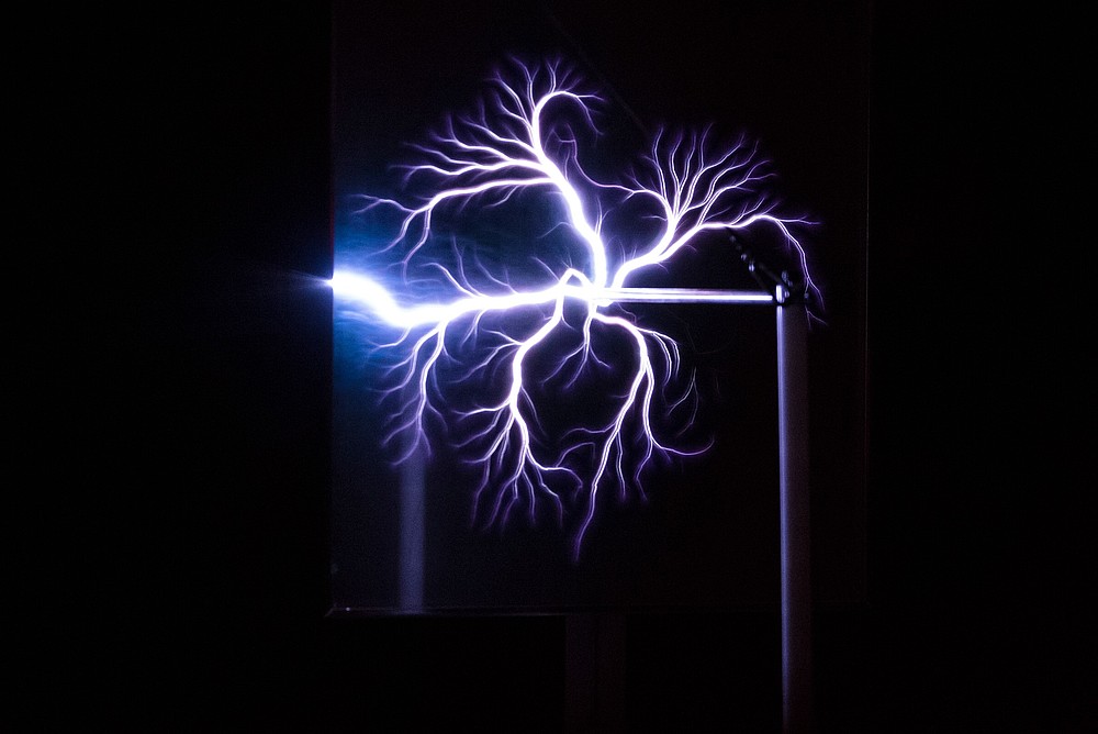 Vivid effects of dynamic experiments at high voltage