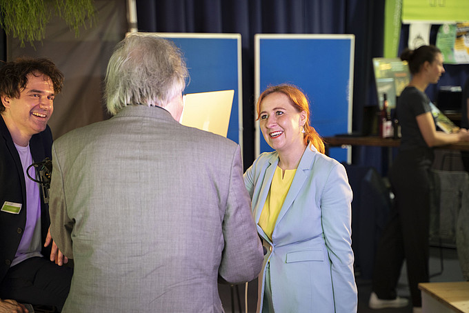 Impressions from the HSZG stand at the Insider Meeting in Löbau